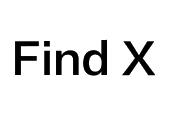 FIND X商标图样